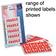 Avery Packets of Printed Labels Very Urgent Quantity 56 per Packet Ref 32-432 [Pack 10]