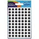 Avery Packets of Labels Diam.8mm Black Ref 32-275 [10x520 Labels]
