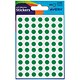 Avery Packets of Labels Diam.8mm Green Ref 32-302 [10x520 Labels]