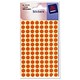 Avery Packets of Labels Diam.8mm Orange Ref 32-271 [10x520 Labels]