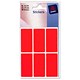 Avery Packets of Labels 50x25mm Fluorescent Red Ref 32-220 [10x36 Labels]