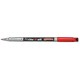 Stabilo Write-4-all Permanent Marker Pen Waterproof 0.7mm Line Red Ref 156-40 [Pack 10]