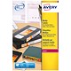 Avery Media Labels Laser Video Spine 16 per Sheet 145x17mm Ref L7674-25 [400 Labels]
