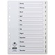 Concord White Index Polypropylene 120 Micron Europunched Jan-Dec A4 Ref 64701