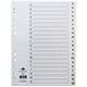 Concord White Index Polypropylene 120 Micron Europunched A-Z 20-Part A4 Ref 64601