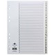 Concord White Index Polypropylene 120 Micron Europunched 1-31 A4 Ref 64501