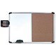 Nobo Professional Noticeboard Cork and Drywipe with Aluminium Trim W900xH600mm Ref 31030410