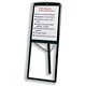 Nobo Presentation Easel Drywipe Magnetic Robust 3 Height Presets 1620-1700-1780mm Ref 90032