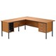 Trexus Traditional 1800 Return Desk Left-hand Filer W1800xD1795xH725mm Beech
