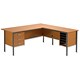 Trexus Traditional 1800 Return Desk Right-hand Filer W1800xD1795xH725mm Beech