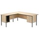 Trexus Traditional 1800 Return Desk Left-hand Filer W1800xD1795xH725mm Maple