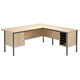Trexus Traditional 1800 Return Desk Right-hand Filer W1800xD1795xH725mm Maple