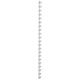 5 Star Binding Combs Plastic 21 Ring 110 Sheets A4 12mm White [Pack 100]