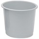 5 Star Office Waste Bin Polypropylene 14 Litres D254xH304mm Grey