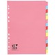 5 Star Office Subject Dividers Multipunched Manilla Board 15-Part A4 Assorted