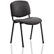 Trexus Stacking Chair with Seat W480xD450xH460mm Charcoal