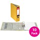 5 Star Office Lever Arch File 70mm Spine Foolscap Yellow [Pack 10]