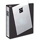 5 Star Office Presentation Ring Binder PVC 4 D-Ring 65mm Size A4 Black [Pack 5]