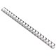 GBC Binding Combs Plastic 21 Ring 25 Sheets A4 6mm White Ref 4028193U [Pack 100]