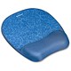 Fellowes Mousepad with Wrist Rest Non-skid Memory Foam Ripple Ref 9176201