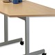 Sonix Table Folding-top Mobile Trapezoidal 25mm Top W1600xD800xH735mm Oak