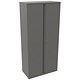 Bisley Cupboard Steel High 2-Door W914xD457xH1806mm Grey Ref A722W00-73