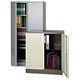 Bisley Cupboard Steel High 2-Door W914xD457xH1806mm Brown and Cream Ref A722W00-0506
