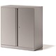 Bisley Cupboard Steel Low 2-Door 1-Shelf W914xD457xH1016mm Grey Ref A402W11-73