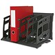 Arnos Versa-Tidy Book Rack Horizontal or Vertical 5 Compartments A4 Black Ref F176B