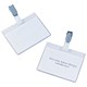 5 Star Office Name Badges Security Landscape with Plastic Clip 60x90mm [Pack 25]