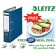 Leitz Lever Arch File Plastic 80mm A4 Blue Ref 1010-35 [Pack 10 and Meal Voucher] Jul-Sep 2008