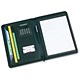 Masters Conference Folder Leather Look Quality Zip Round with Calculator W260xD30xH355mm Black Ref 2881