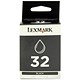 Lexmark No.32 Inkjet Cartridge Page Life 200pp Black Ref 018CX032E