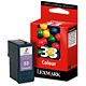 Lexmark No.33 Inkjet Cartridge Page Life 190pp Colour Ref 018CX033E