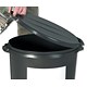 Smead Lid for 40 Litre Circular Bin Black Ref S10520221
