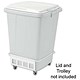 Smead Bin Square 90 Litres Grey Ref S10474050