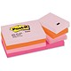 Post-It Warm Pastel Notes Pad of 100 Sheets 38x51mm Rainbow Ref 653FL [Pack 12]