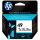Hewlett Packard [HP] No. 49A Inkjet Cartridge 22. 8ml Tri-colour Ref 51649AE