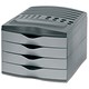Smead Space Box Drawer Sets with 6 Closed Drawers W235xD310xH387mm Light Grey Ref A68646015