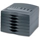 Smead Space Box Drawer Sets with 6 Closed Drawers W235xD310xH387mm Anthracite Ref A68646211