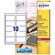 Avery Media Labels Laser 3.5 inch Disk 10 per Sheet 70x52mm Ref L7666-25 [250 Labels]