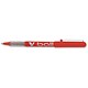 Pilot VB7 Rollerball Pen 0.7mm Tip 0.5mm Line Red Ref BLVB702 [Pack 12]