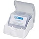 Rotadex Business Card File Miniflix Closed includes 50 Sleeves and A-Z Index Ice Clear Ref CBC-50CLR