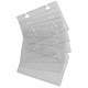 Rotadex Business Card Sleeves for 105x74mm Rotadex Refill Cards Clear Ref BC50 [Pack 50]