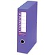 Eastlight Colorado Box File with Lock Spring 70mm Spine Foolscap Purple Ref 30417 [Pack 5]