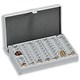 Helix Mini Coin Tray Styrene in Integral Carry Case Ref CL1020