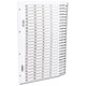 Concord Classic Index Mylar-reinforced Punched 4 Holes 201-300 A4 White Ref 10101/CS101