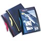 Rexel Professional Clip File Professional Clear Front for 20 Sheets A4 Assorted Ref 2101118 [Pack 3]