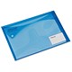 Rexel Carry Folders Xtra Landscape Extra Back Pocket and Card Holder A4 Blue Ref 2101160 [Pack 5]