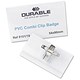 Durable Name Badges Combi-Clip for Pin or Clip to Clothing 54x90mm Ref 8610 [Pack 5]